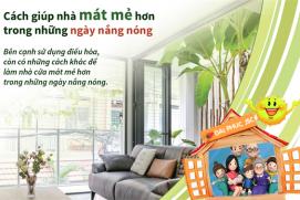 Cách giúp nhà bạn mát mẻ hơn trong những ngày nắng nóng