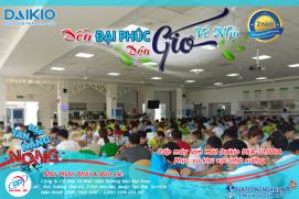 Máy làm mát Daikio DKA-10000A được giao đến nhà ăn công nhân Quận 9