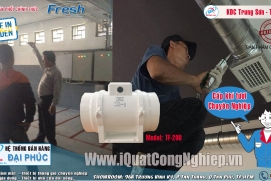 Lắp đặt Quạt cấp khí tươi FRESH TF-200 tại KDC Trung Sơn - Tp.HCM