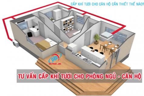 Cấp khí tươi cho phòng ngủ chung cư, căn hộ là điều cần thiết