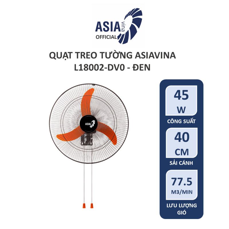 Quạt treo tường Asia l18002