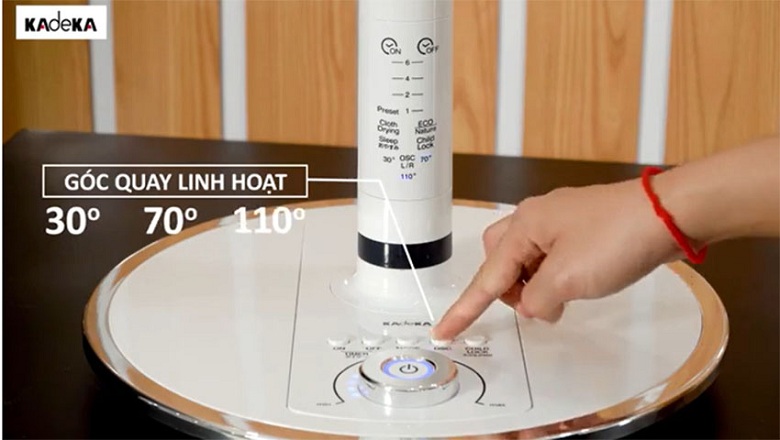 Quạt lửng Kadeka KLV30DC