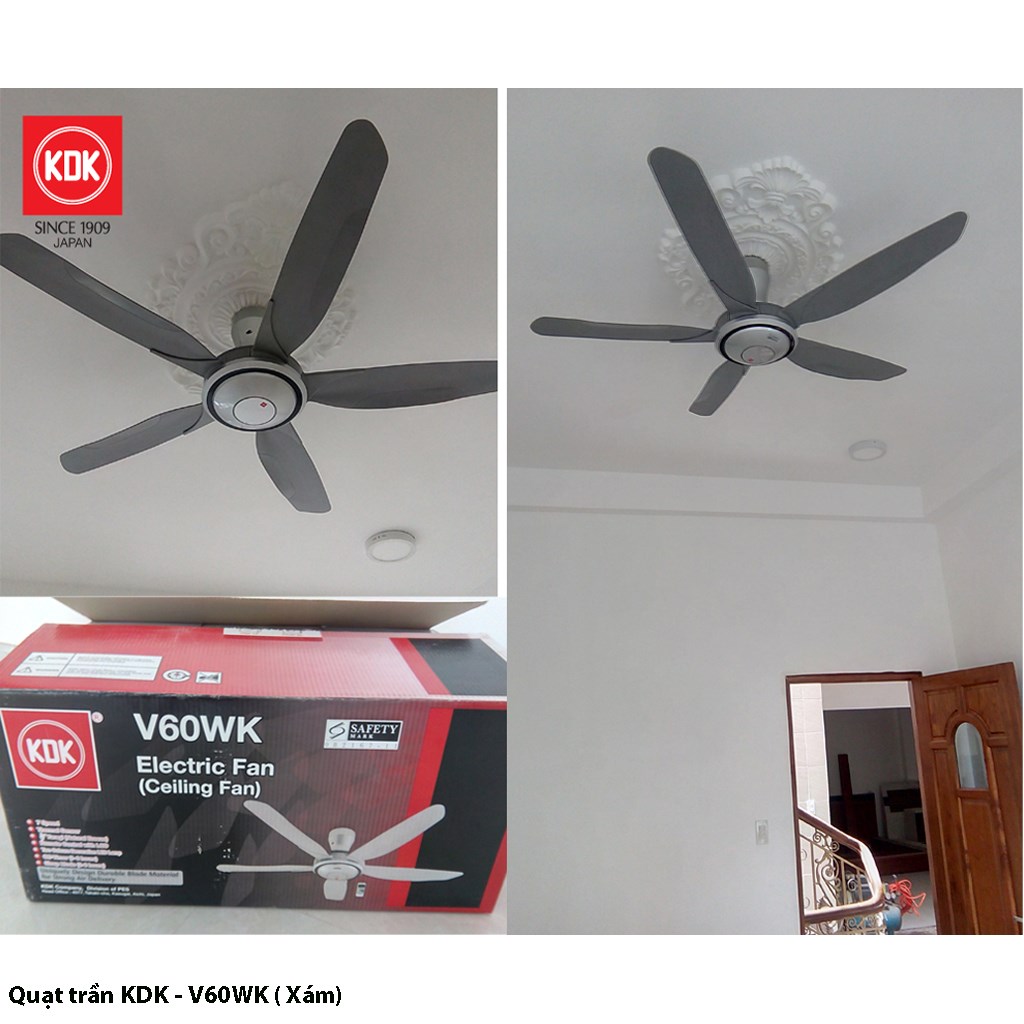 Quạt trần KDK V60WK