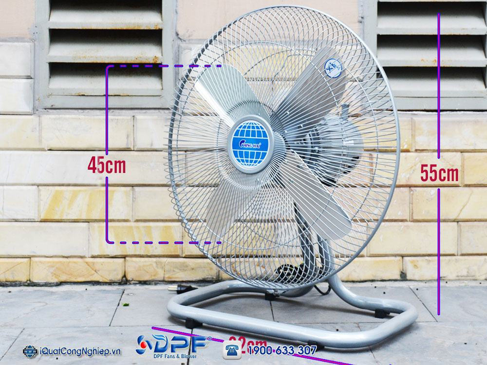 Quạt sàn công nghiệp Chinghai FF9199 cánh 45cm