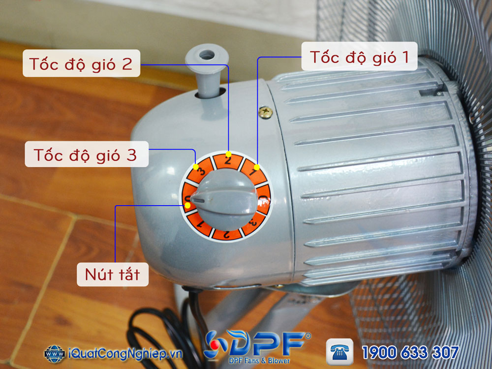 Quạt sàn công nghiệp Chinghai FF9299 Sải cánh 50cm 145W