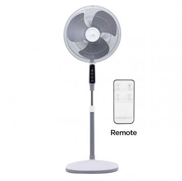 Quạt đứng cao cấp Asia D16028-XVO Màu xám có remote