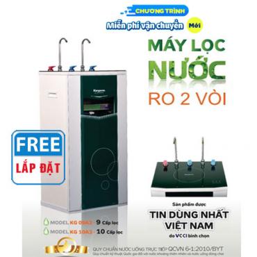 Máy lọc nước 2 vòi nóng lạnh Kangaroo KG10A3 10 lõi