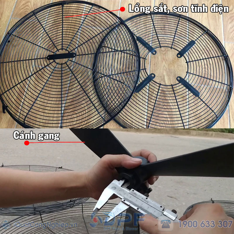 Quạt đứng treo công nghiệp Omysu