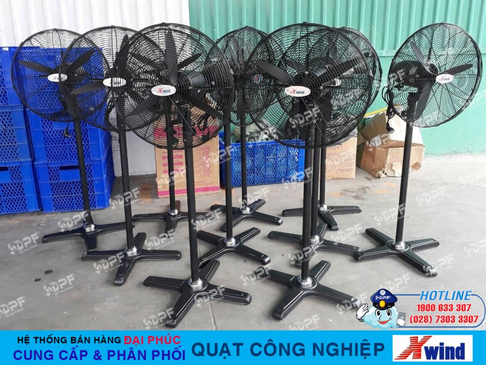 Quạt đứng công nghiệp Xwind Điện cơ HN