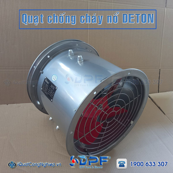 Quạt hướng trục chống cháy nổ Deton