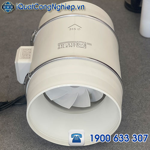 Quạt hút nối ống Phi 315